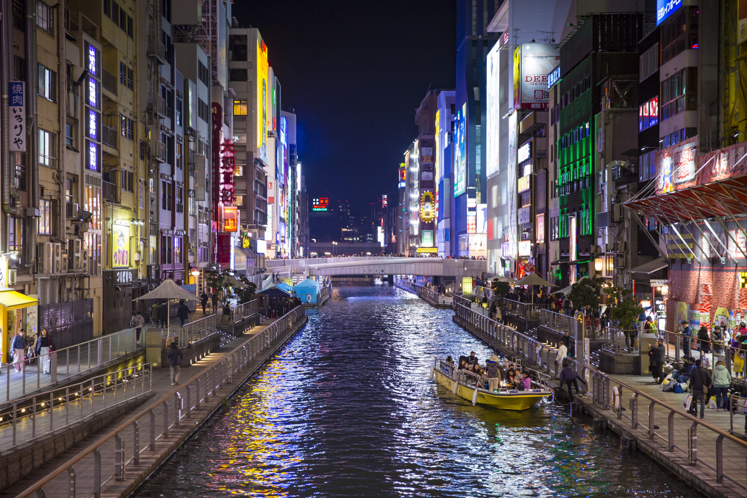 Japan Osaka Dotonbori District Night